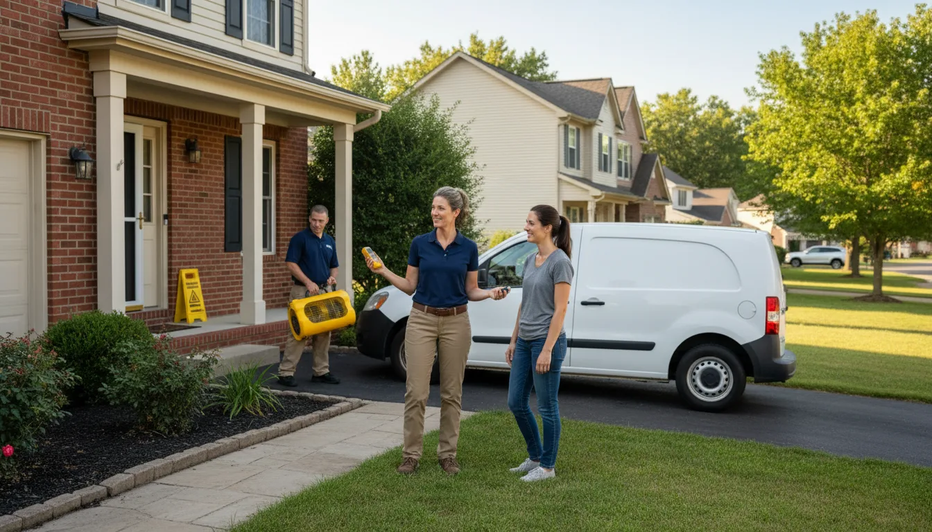 Residential water damage restoration in Vermont